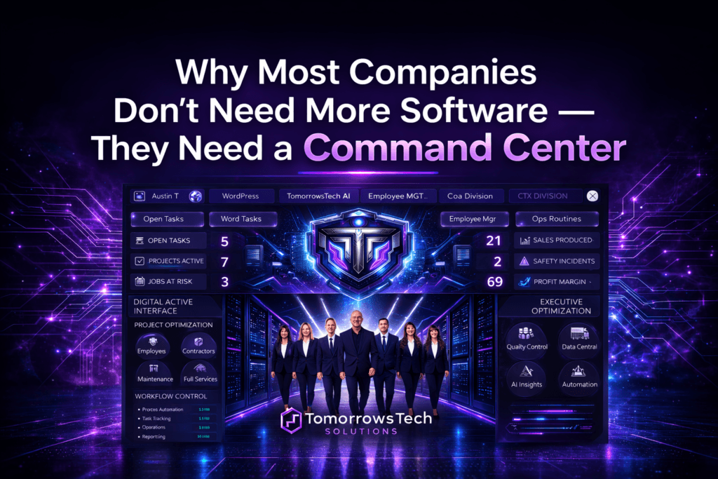 Why Most Companies Don't Need More Software — They Need a Command Center